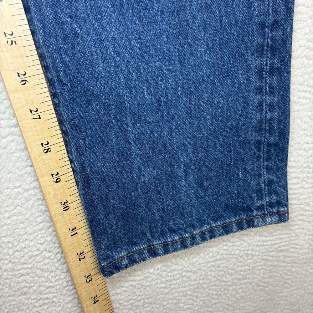 Vintage Levis 505 0217 Selvedge Jeans Men 33x33 Blue Straight Denim USA Made 80s - Picture 7 of 10